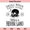 Skull Rock Pirate Island SVG