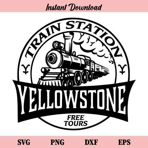 Yellowstone Train Station SVG