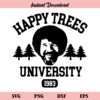 Bob Ross Happy Trees University 1983 SVG