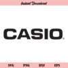 Free Casio Logo SVG