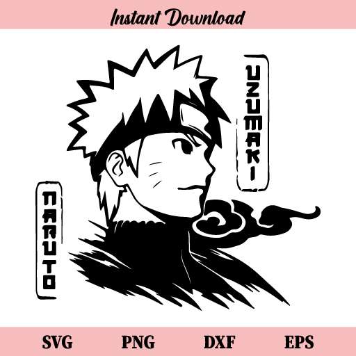 Anime Naruto Uzumaki SVG