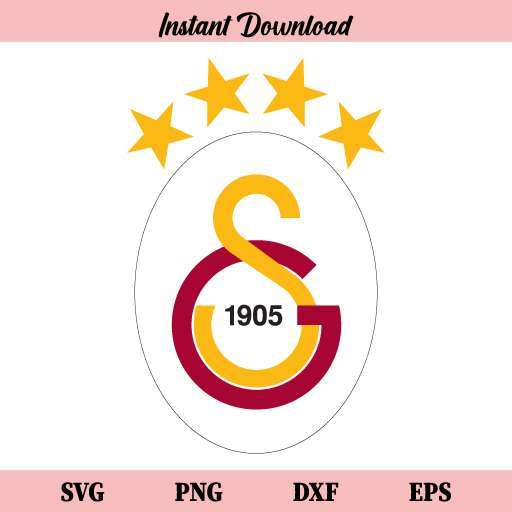 Free Galatasaray 4 Star Logo SVG