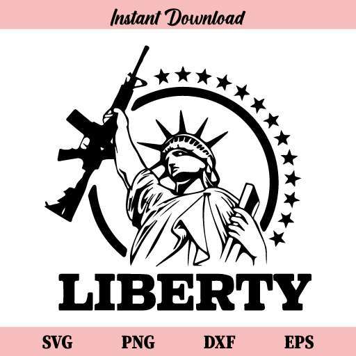 Statue of Liberty Rifle SVG