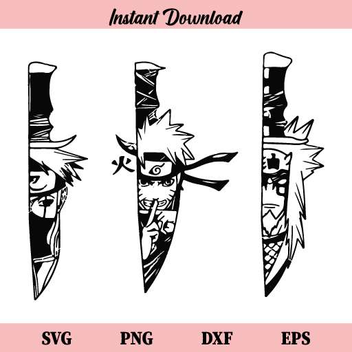 Naruto Knife SVG