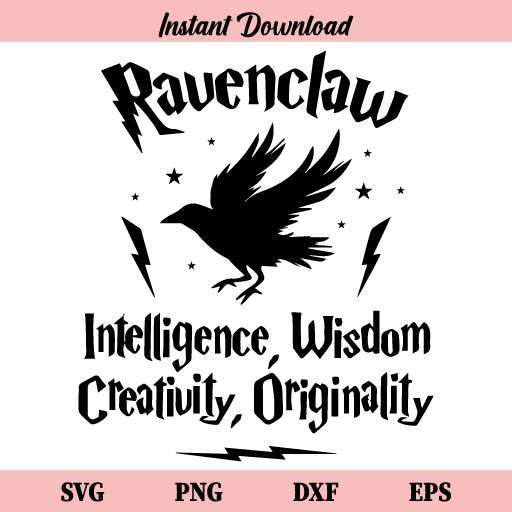 Ravenclaw Intelligence Wisdom SVG
